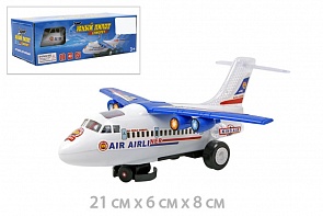 Самолет Юный пилот, на батарейках, со светом и звуком (Zhorya, ZY146853sim)